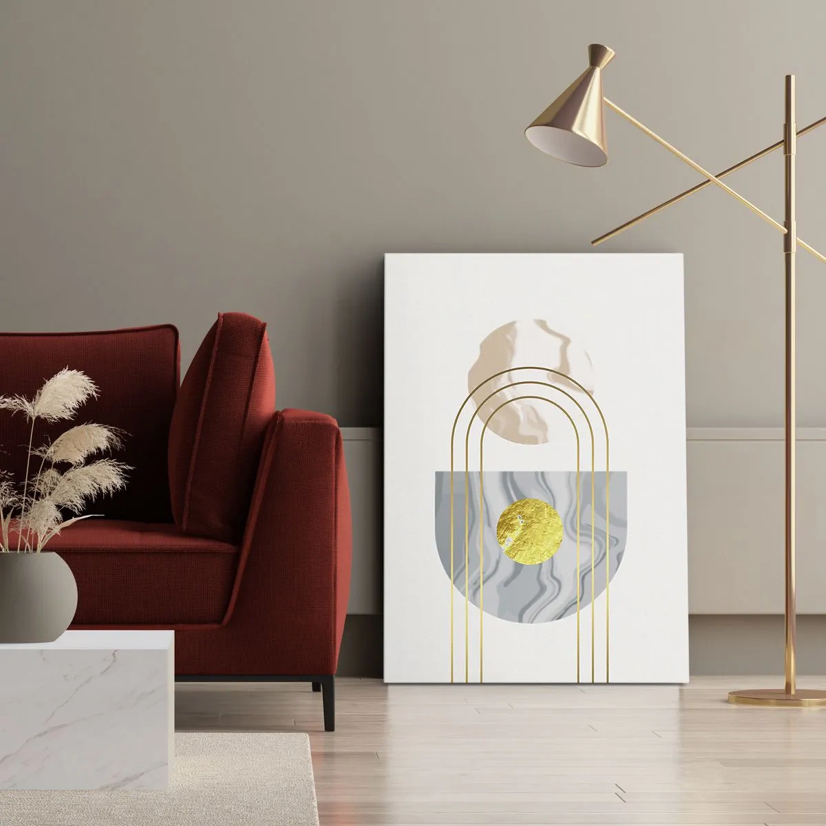 Tablou pe pânză - Lumină și strălucire - 65x120 cm