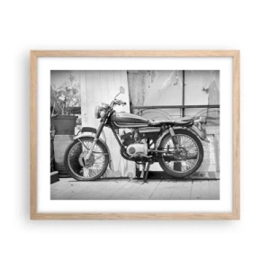 Poster în ramă de stejar deschis - Clasicul înainte de toate - 50x40 cm