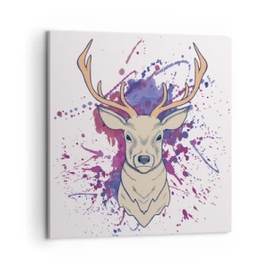 Tablou pe pânză - Curaj și echilibru - 60x60 cm