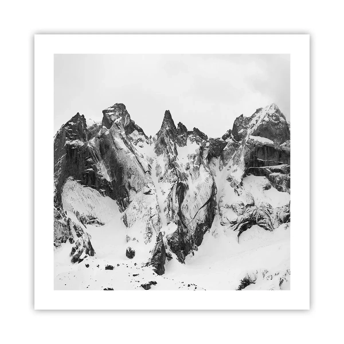 Poster - Amenințarea crestei de granit - 50x50 cm