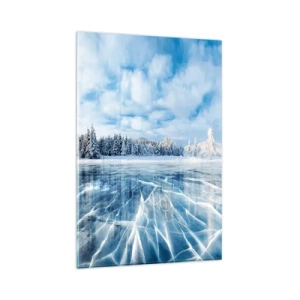 Tablou pe sticlă - O priveliște orbitoare și cristalină - 80x120 cm