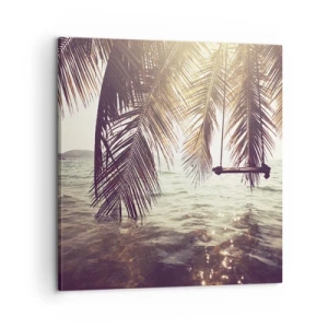 Tablou pe pânză - Poți să te dai în vânt după pofta inimii tale - 60x60 cm