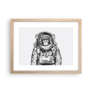 Poster în ramă de stejar deschis - Evoluție alternativă - 40x30 cm