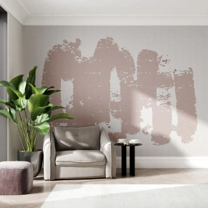 Fototapetă personalizată Premium Canvas - Abstracție în roz moale - Abstracția, Gol, Minimalism