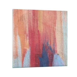 Tablou pe sticlă - Plutind prin curcubeu - 40x40 cm