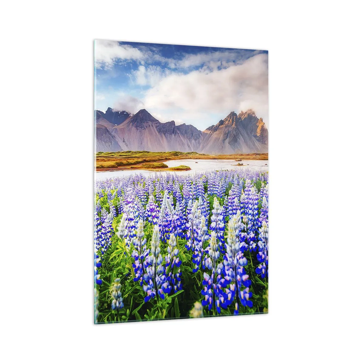 Tablou pe sticlă - Putere și severitate alături de blândețe - 70x100 cm