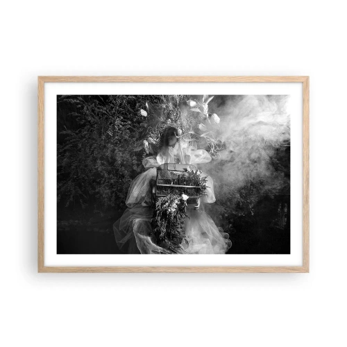 Poster în ramă de stejar deschis - Mama însăși - Natura - 70x50 cm