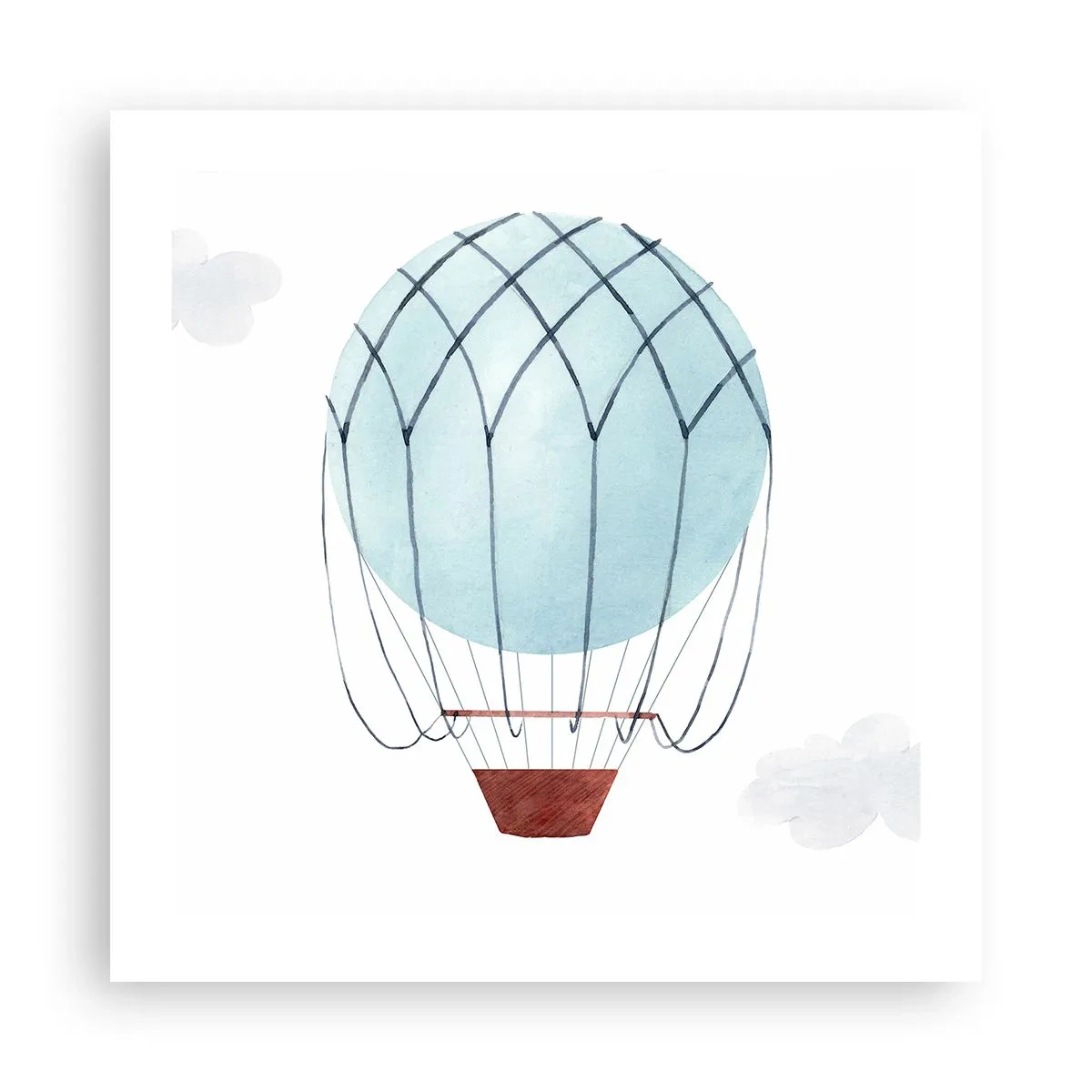 Poster - Complet în nori - 50x50 cm