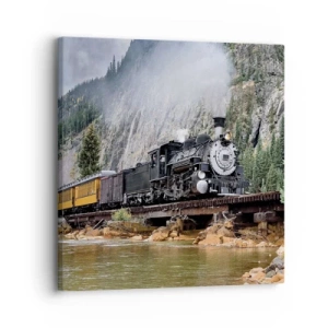 Tablou pe pânză - Și încotro? Unde? - 30x30 cm