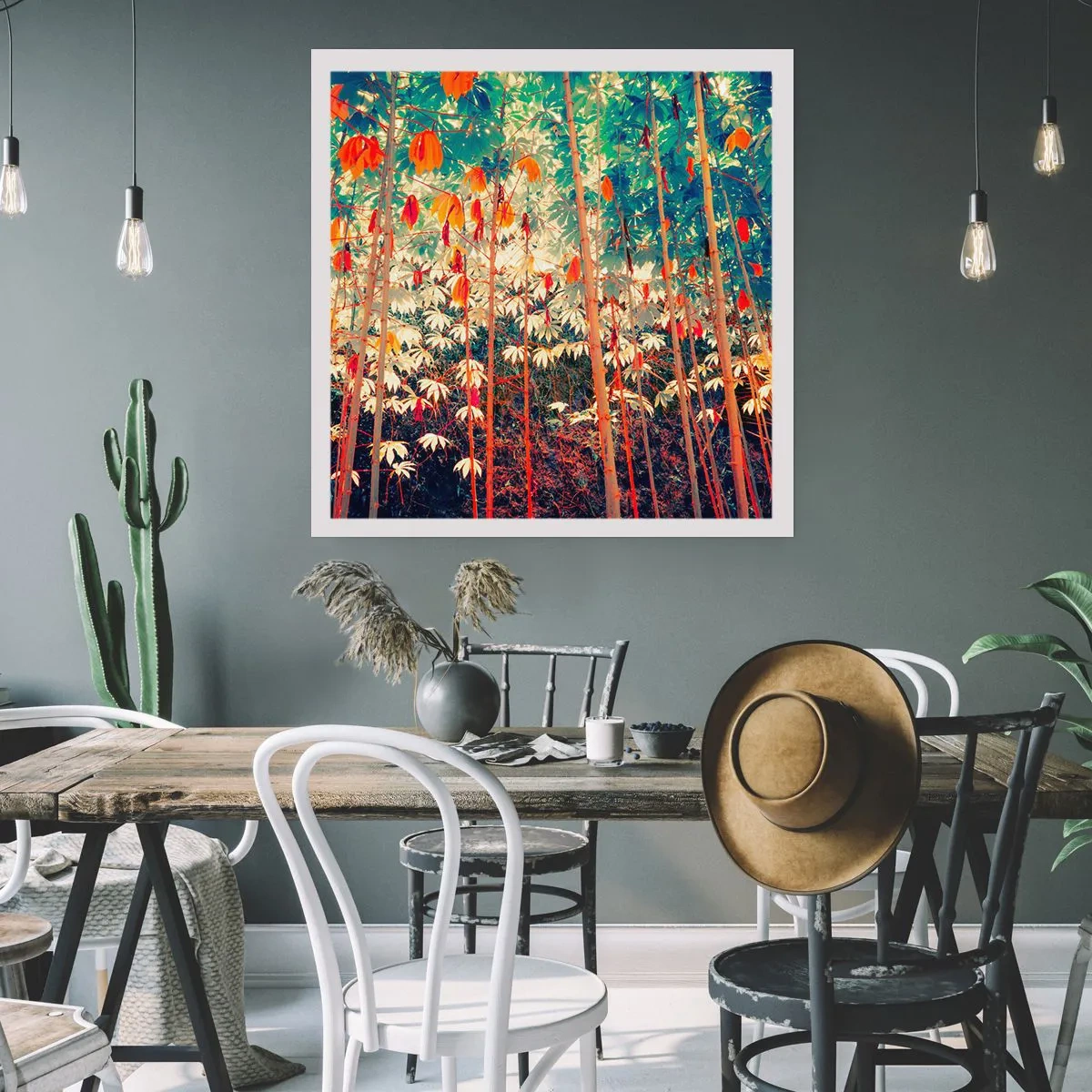Poster - Viața secretă a frunzelor - 50x50 cm