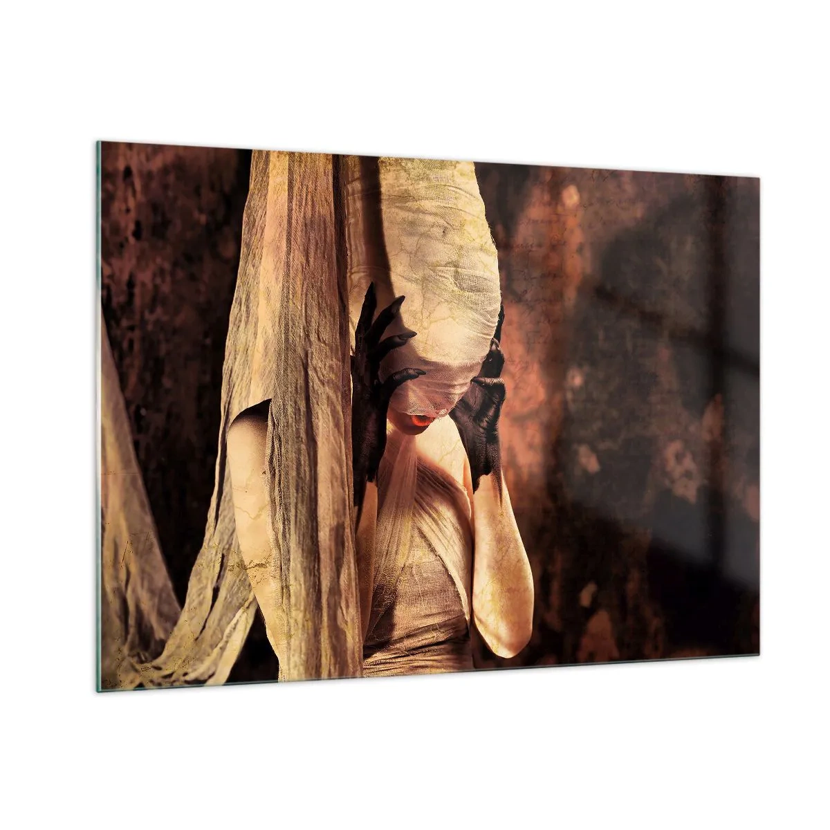 Tablou pe sticlă - Între bine și rău - 100x70 cm