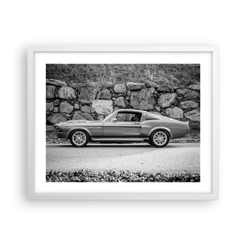 Poster în ramă albă - Legenda anilor '60. - 50x40 cm