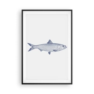 Poster în ramă neagră - Salutări din mările nordice - 61x91 cm