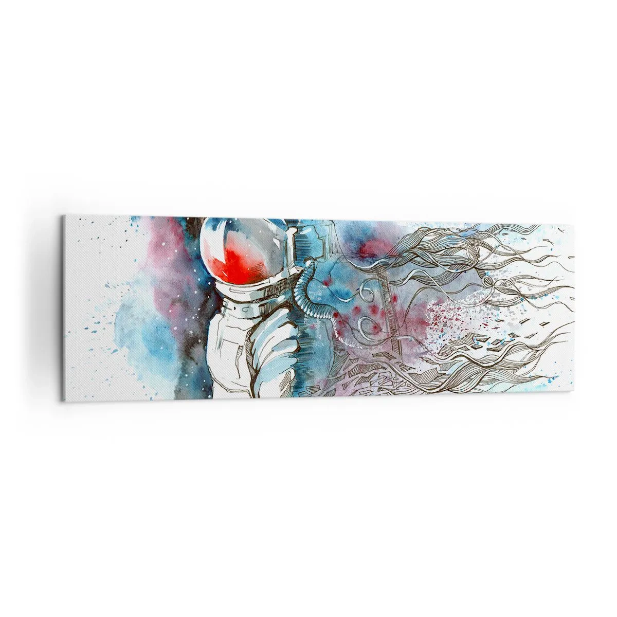 Tablou pe pânză - Singur cu cosmosul - 160x50 cm
