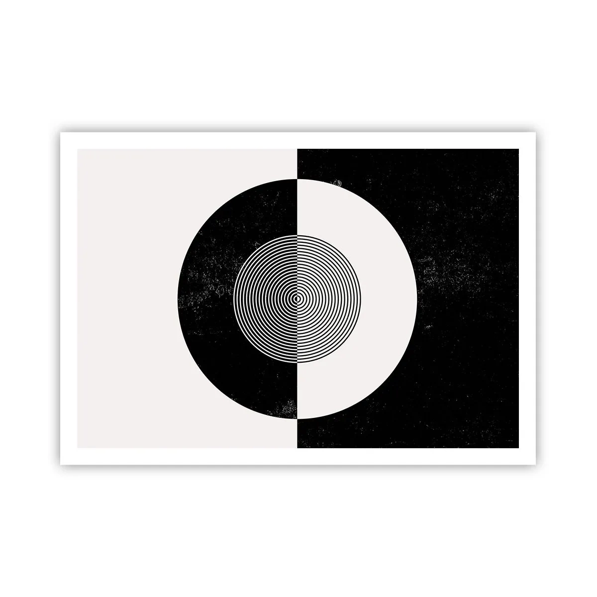 Poster - Armonie în alb și negru - 100x70 cm