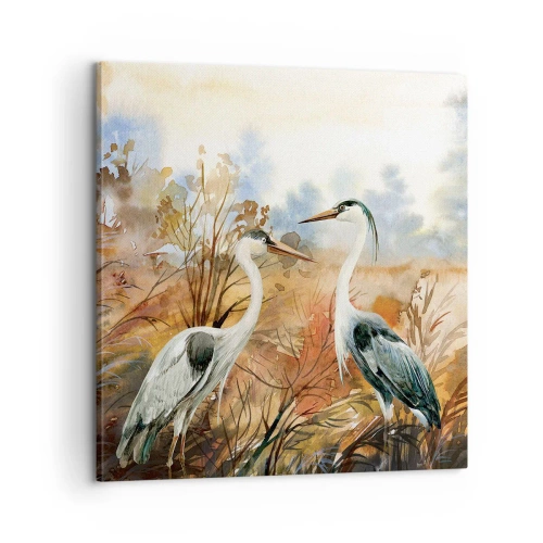 Tablou pe pânză - Încotro în toamnă? - 60x60 cm