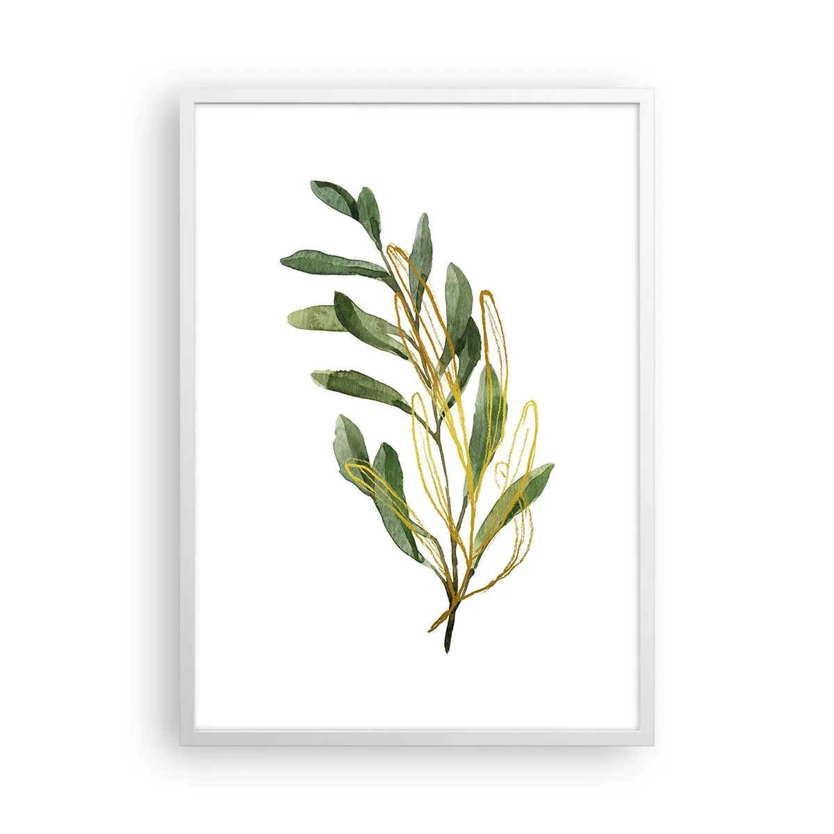 Poster în ramă albă - Toate cele bune - 50x70 cm