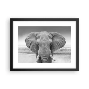 Poster în ramă neagră - Bun venit în lumea mea - 40x30 cm