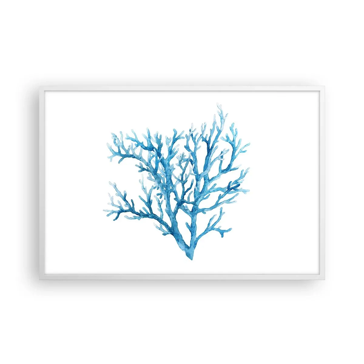 Poster în ramă albă - Filigranul marin - 91x61 cm