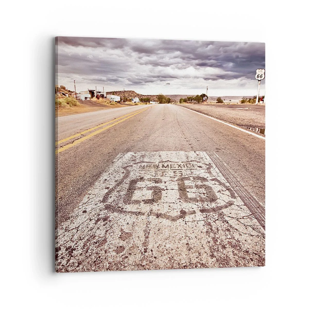 Tablou pe pânză - Mother Road - o legendă americană - 70x70 cm