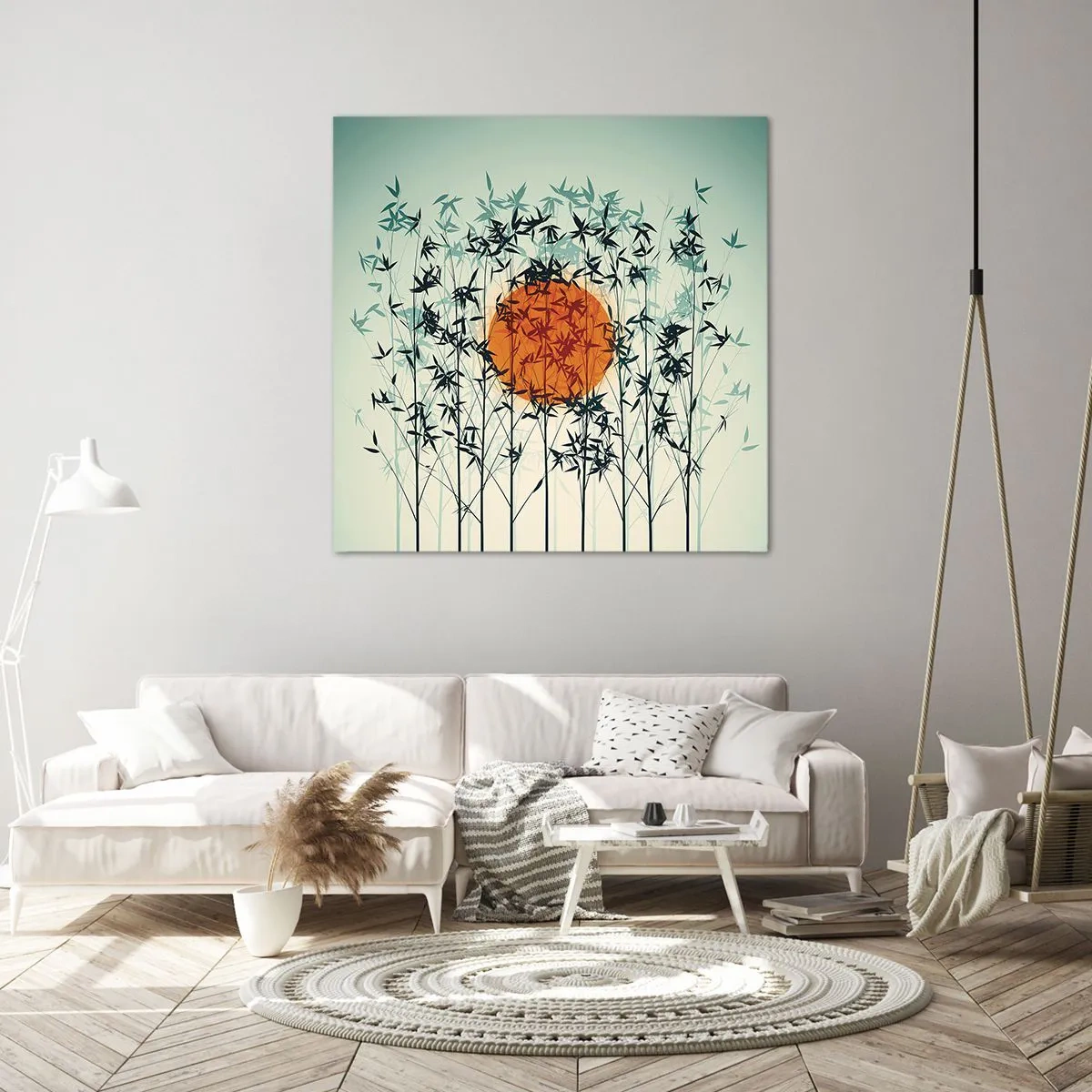 Tablou pe pânză - Soarele japonez - 60x60 cm