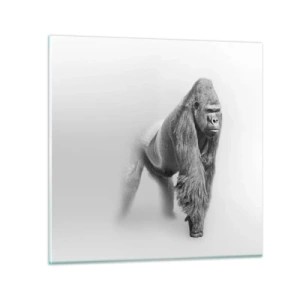 Tablou pe sticlă - Încrezător în puterea lui - 30x30 cm