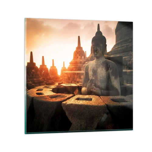 Tablou pe sticlă - Vreme de mare înțelepciune - 70x70 cm