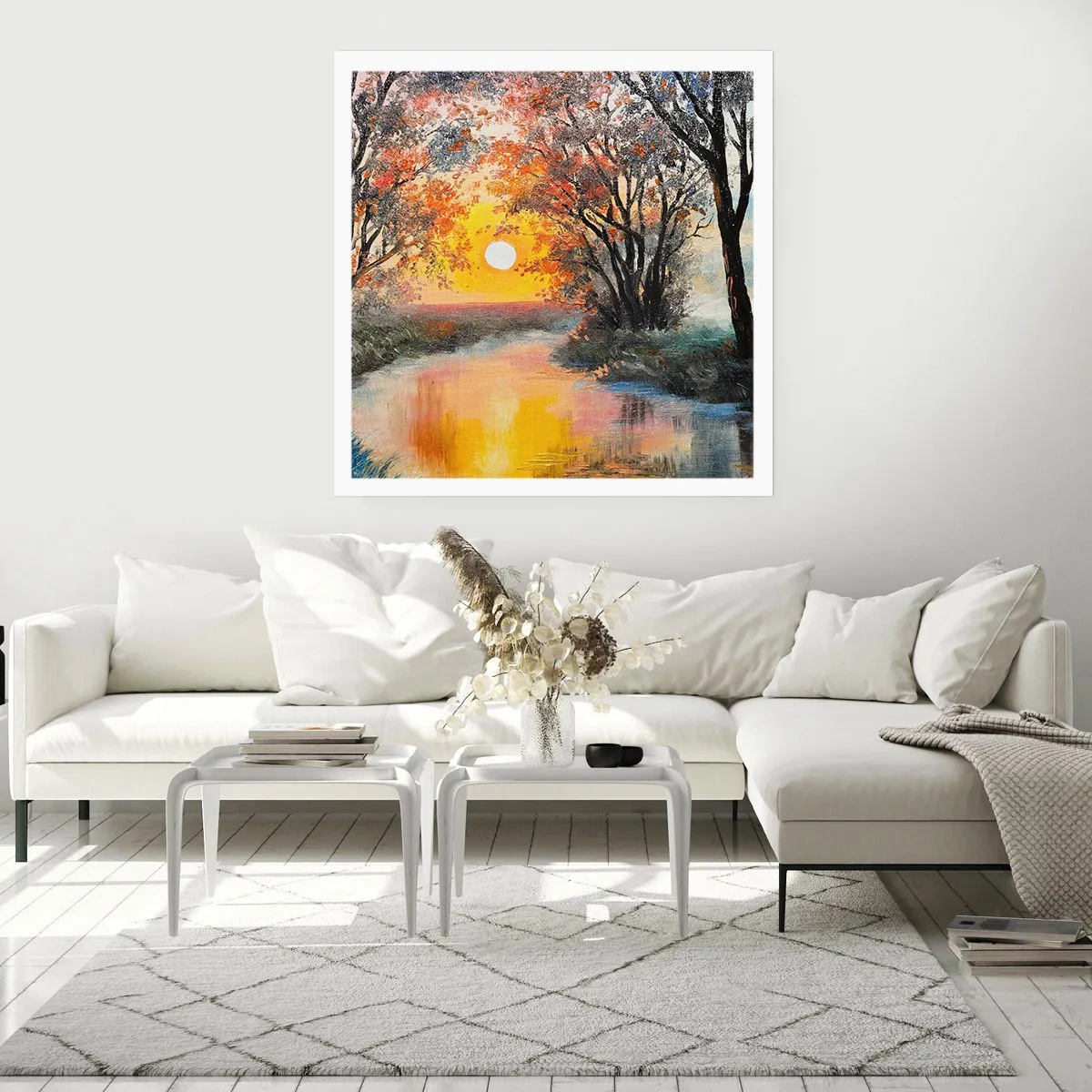 Poster - Atmosferă de toamnă - 50x50 cm