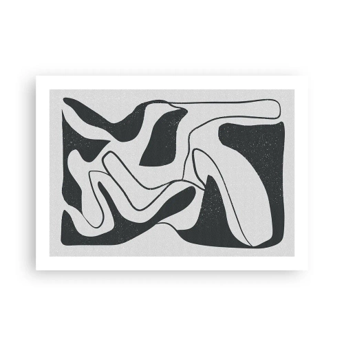Poster - Distracție abstractă în labirint - 70x50 cm