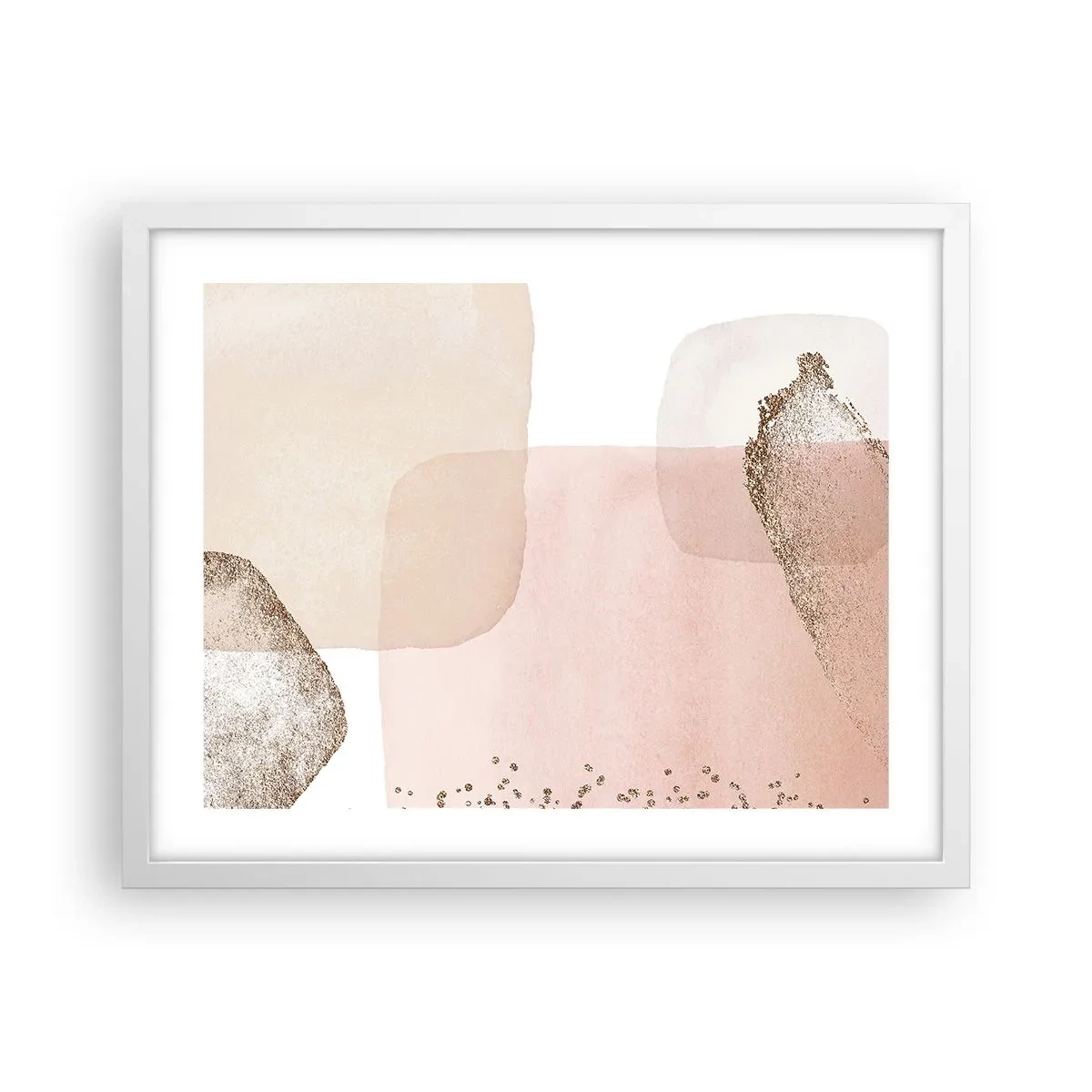 Poster în ramă albă - O privire prin culoare - 50x40 cm