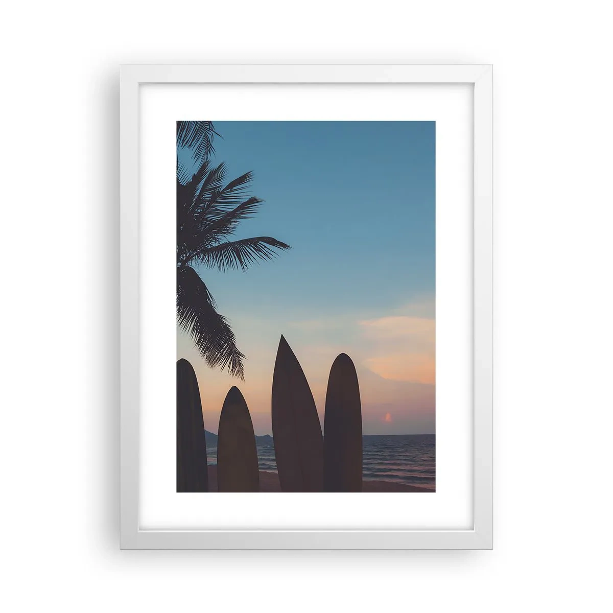 Poster în ramă albă - Și mâine ne vom distra - 30x40 cm