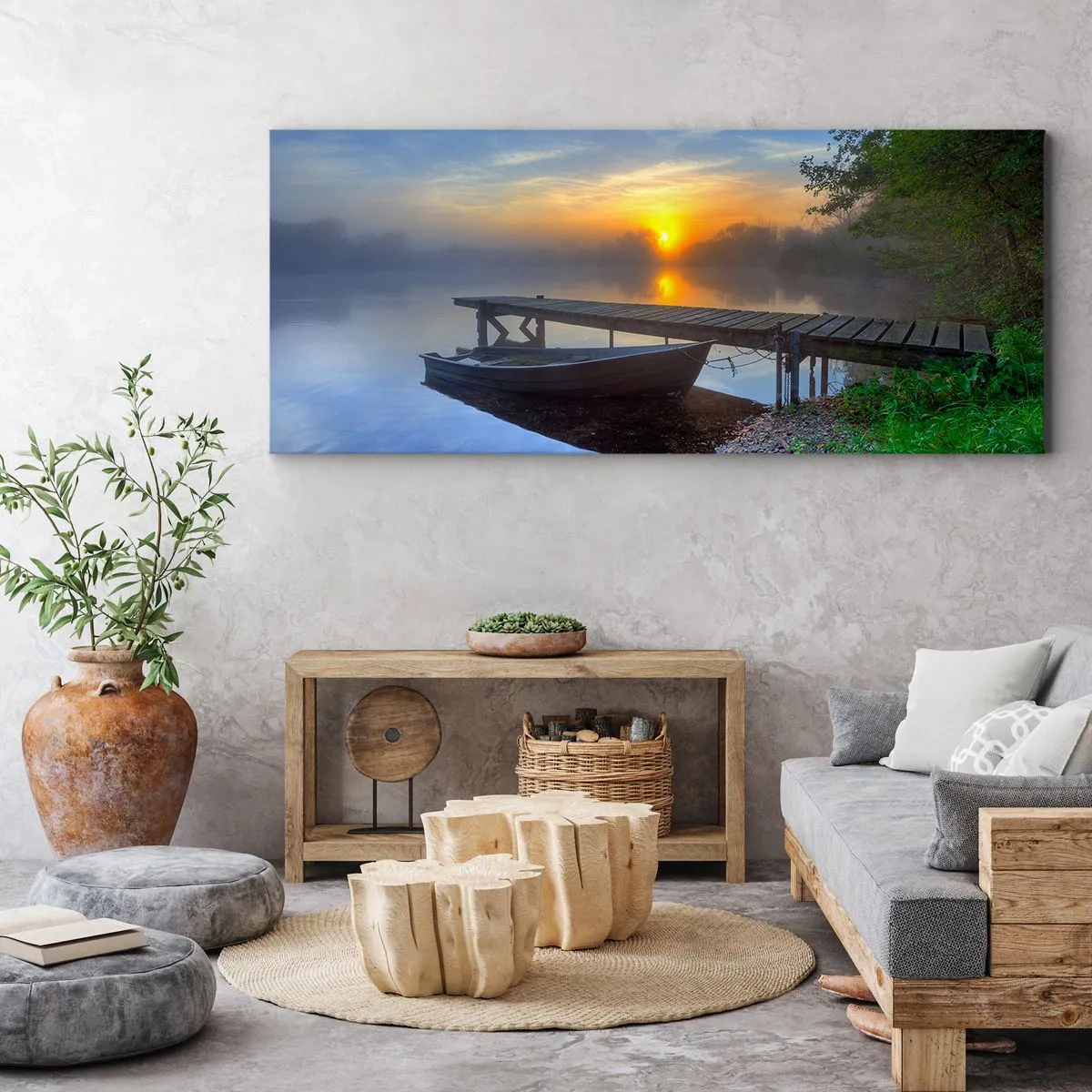 Tablou pe pânză - Cum se transformă obișnuitul în magic - 160x50 cm