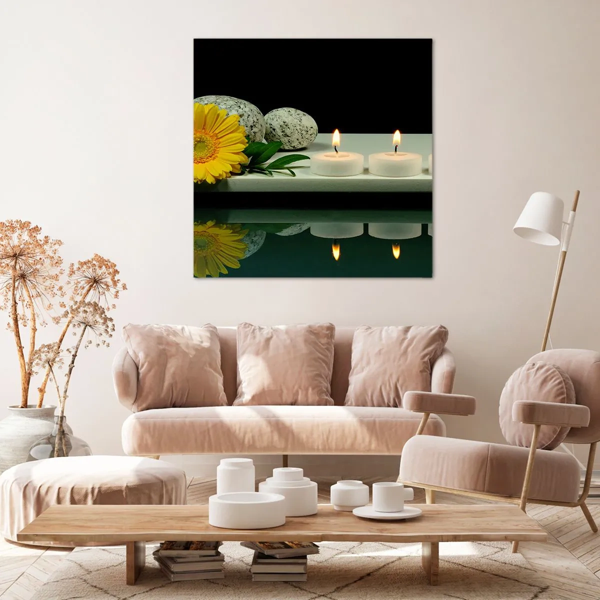 Tablou pe pânză - Calmarea simțurilor - 40x40 cm