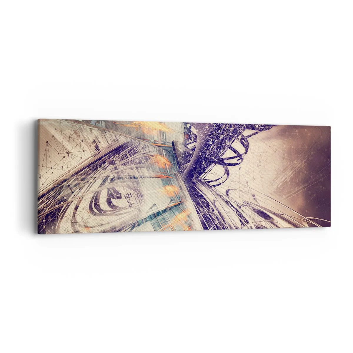 Tablou pe pânză - În marea grabă - 90x30 cm