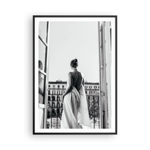 Poster în ramă neagră - Trezirea simțurilor - 70x100 cm