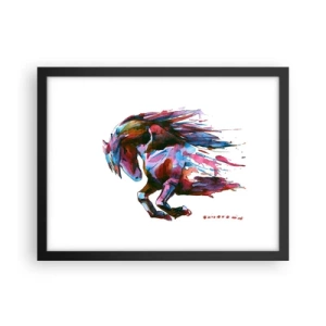 Poster în ramă neagră - În exaltare - 40x30 cm