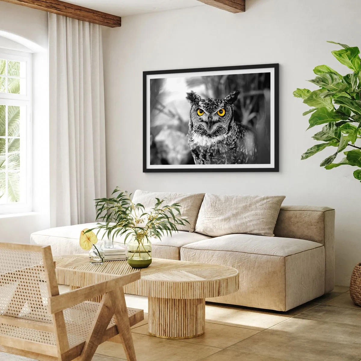 Poster în ramă neagră - Nimic nu poate fi ascuns - 40x30 cm