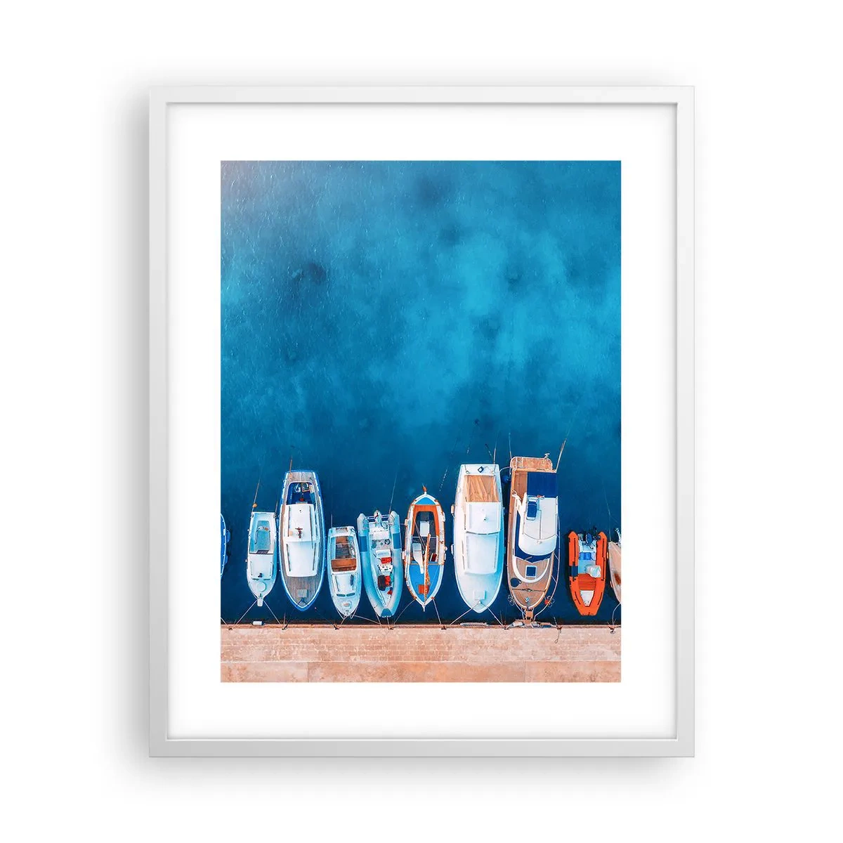 Poster în ramă albă - Aliniere - 40x50 cm