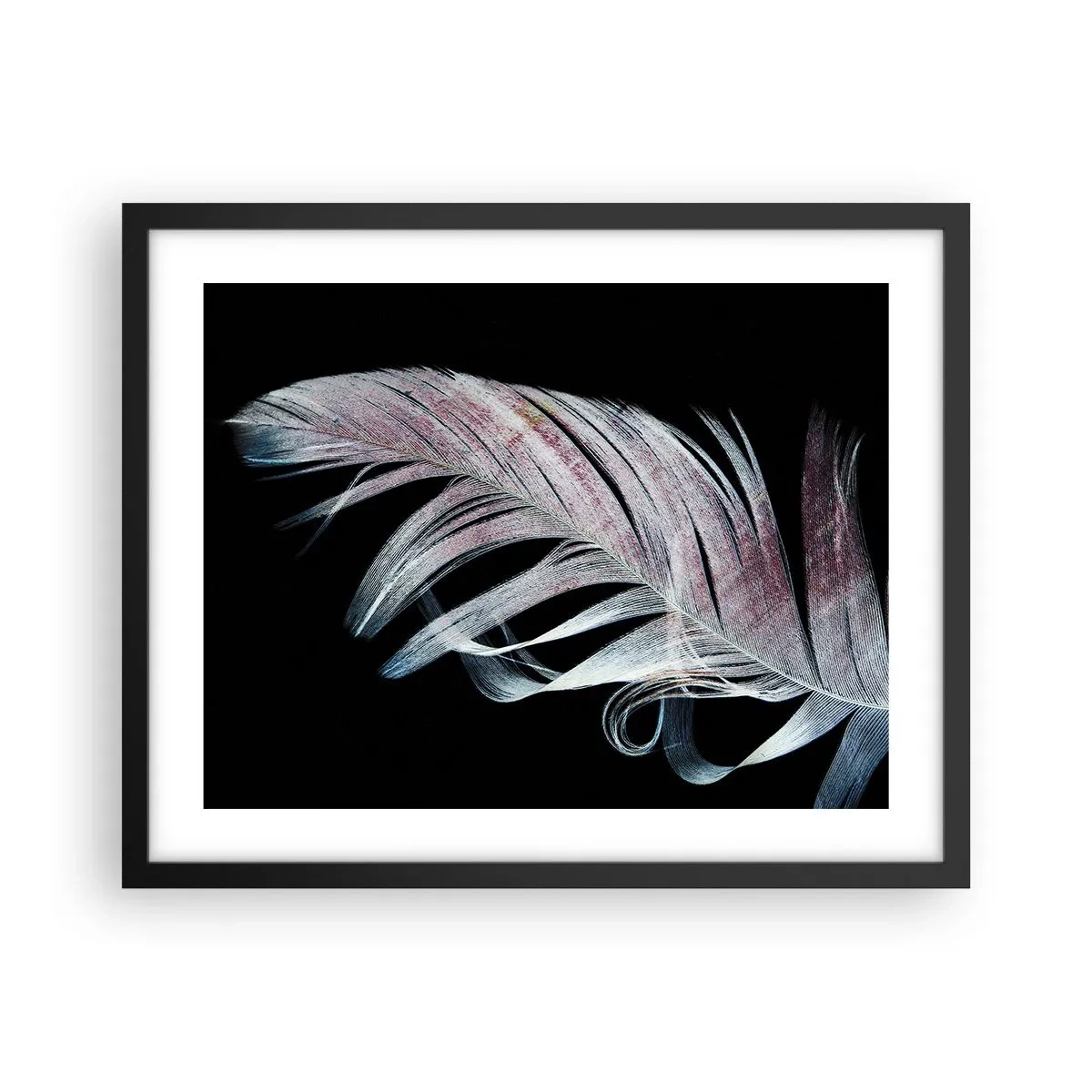 Poster în ramă neagră - Gândește-te la atingere - 50x40 cm