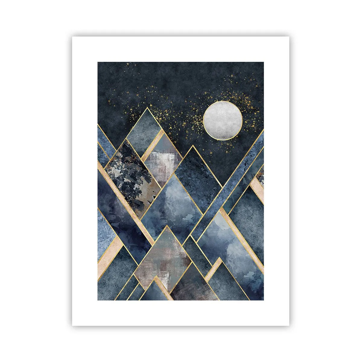Poster - Peisaj geometric - 30x40 cm