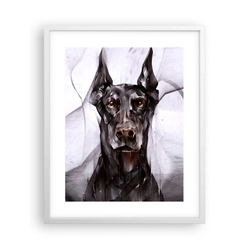 Poster în ramă albă - Născut cu noblețe - 40x50 cm