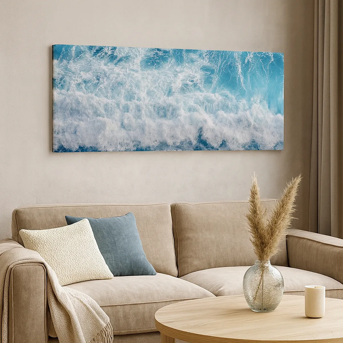 Tablou pe pânză - Cu bucurie și în salturi - 30x30 cm