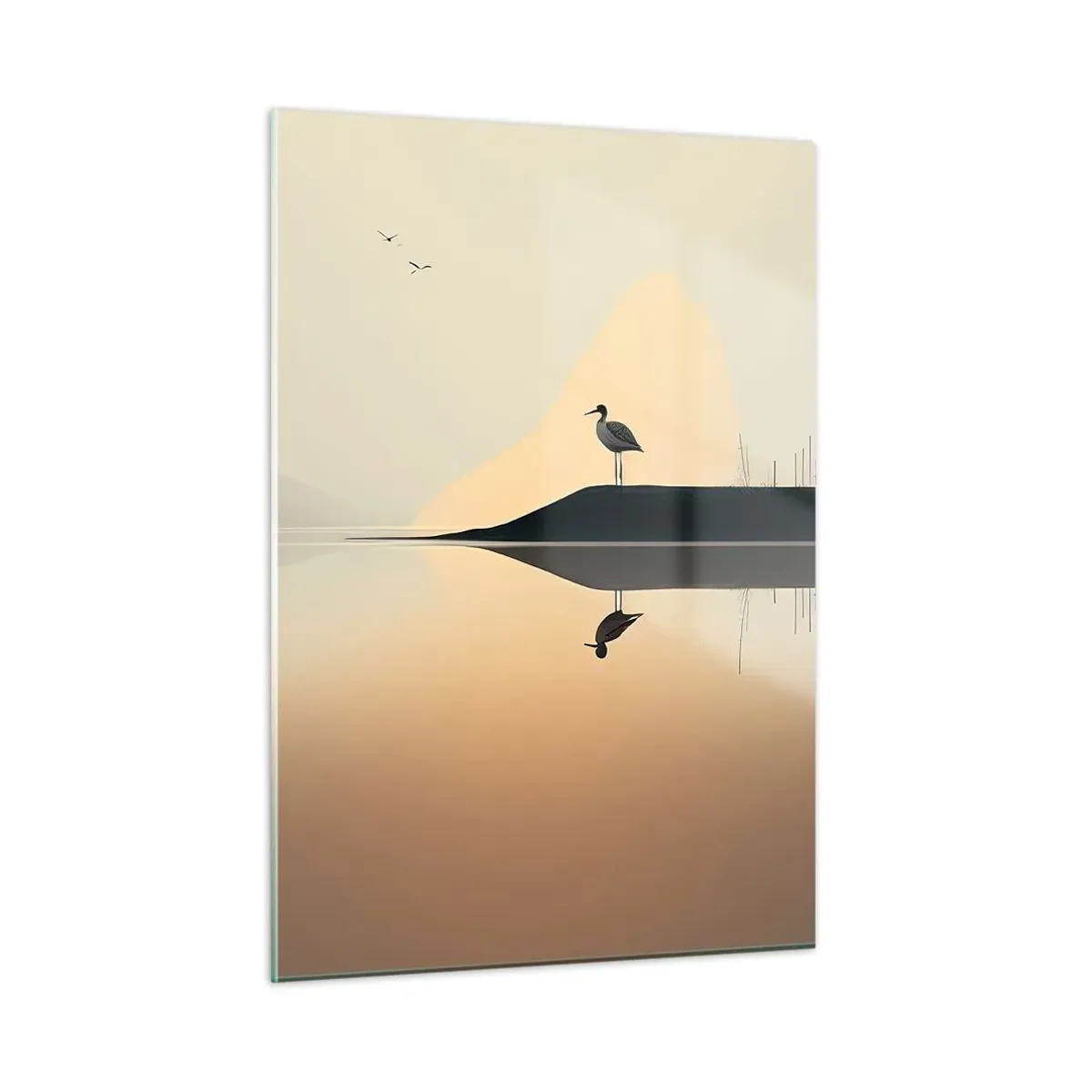 Tablou pe sticlă - Domn pe lac - 50x70 cm