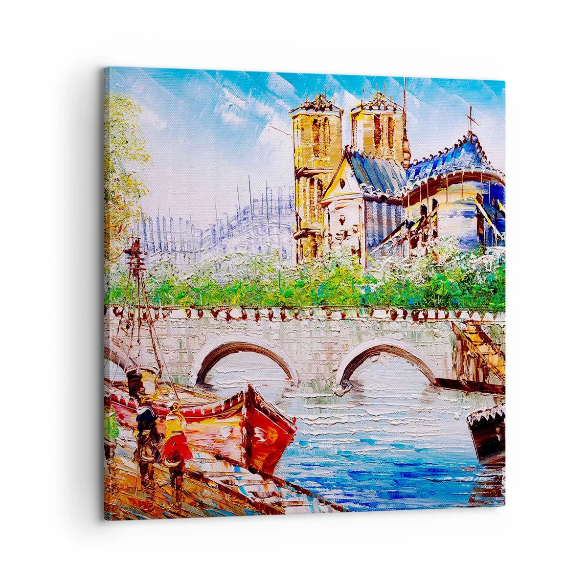 Tablou pe pânză - Timpul lor nu trece niciodată - 60x60 cm