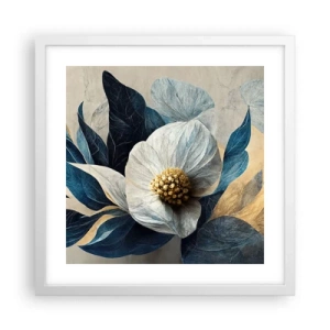 Poster în ramă albă - Are o inimă de aur - 40x40 cm