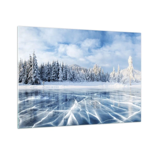 Tablou pe sticlă - O priveliște orbitoare și cristalină - 100x70 cm