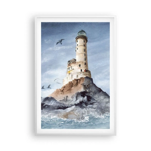 Poster în ramă albă - Invincibil - 61x91 cm