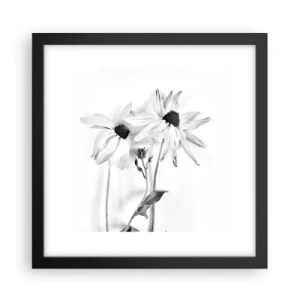 Poster în ramă neagră - Nimeni nu vrea să fie singur - 30x30 cm