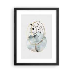 Poster în ramă neagră - În îmbrățișarea spațiului - 30x40 cm