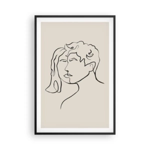 Poster în ramă neagră - Și unitatea s-a făcut - 61x91 cm